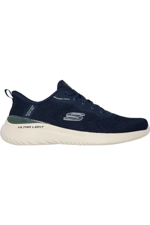 Skechers Uomo Slip-ins: Bounder 2.0 - Almir Sneaker in Blu Navy Blue/Verde