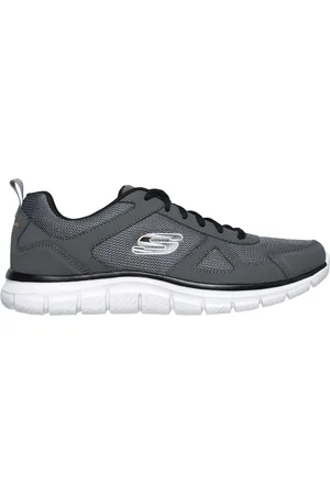 Skechers Uomo Track Sneaker in Carbone/Nero