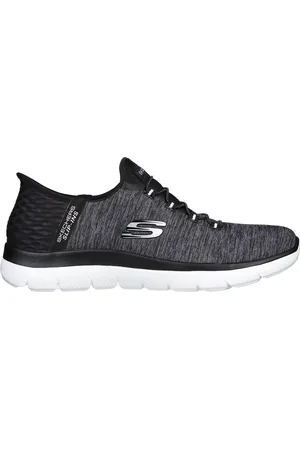 Skechers Donna Slip-ins: Summits - Dazzling Haze Sneaker in Nero/Bianco