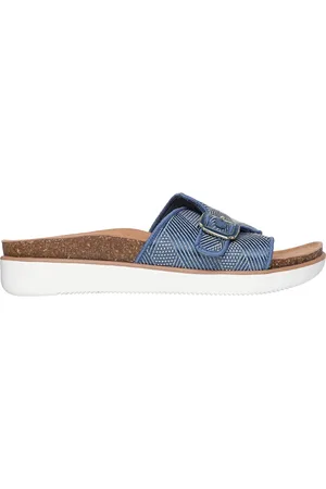 Skechers Donna Relaxed Fit: Lifted Comfort - Restless Wave Sandali in
