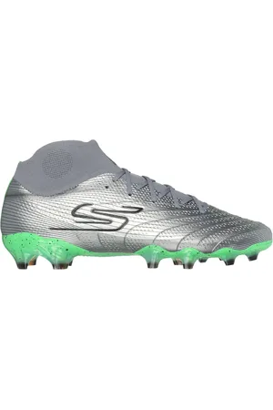 Skechers Uomo SKX_01 - High Shoes in Argento/Lime