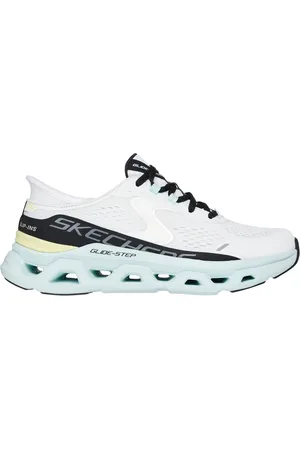Skechers Donna Slip-ins: Glide-Step Altus Sneaker in Bianco/Multicolore