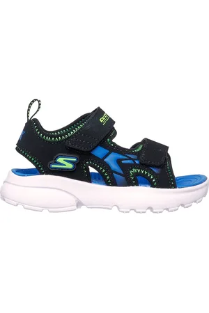 Skechers Razor Splash - Aqua Buddies Sandali in Nero/Blu/Lime