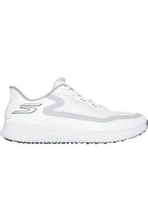 Skechers Uomo Slip-ins: GO GOLF Flight Shoes in Bianco/Grigio