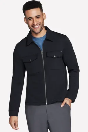 Skechers Uomo Skech Cloud Thermal Shacket Top in