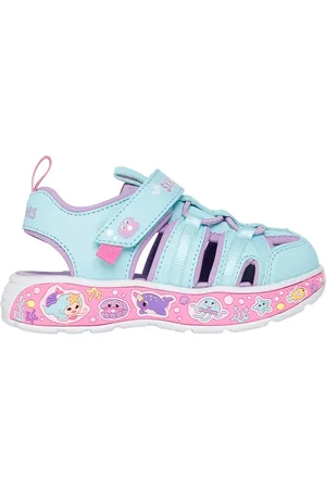 Skechers Play Scene Splash - Cute Crew Sandali in Turchese/Lavanda