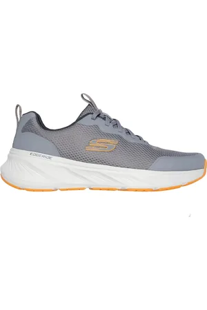 Skechers Uomo Edgeride - Rekze Sneaker in Grigio/Arancione