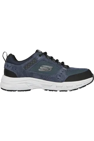 Skechers Uomo Relaxed Fit: Oak Canyon Sneaker in Blu Navy Blue/Nero