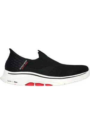 Skechers Uomo Slip-ins: GO WALK 7 - Easy On 2 Sneaker in Nero/Bianco