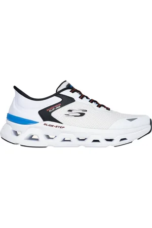 Skechers Uomo Slip-ins: Glide-Step Altus - Turn Out Sneaker in Bianco/Multicolore
