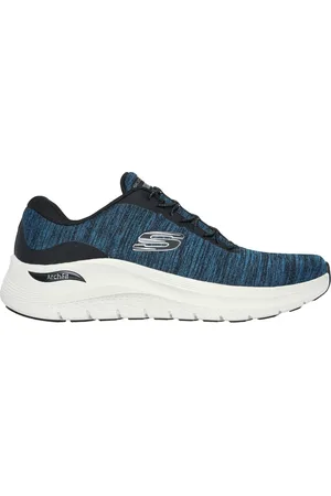 Skechers Uomo Arch Fit 2.0 - Upperhand Sneaker in Petrolio/Nero