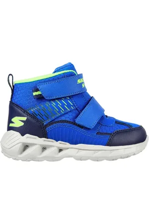 Skechers S Lights: Magna-Lights - Frosty Fun Shoes in Blu/Blu Navy Blue