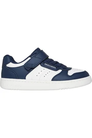 Skechers Bambino Quick Street Sneaker in Blu Navy Blue/Bianco