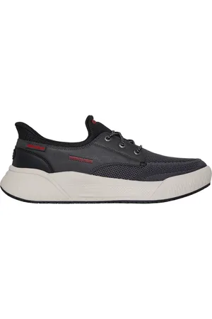 Skechers Uomo Slip-ins Relaxed Fit: Cyrus - Eagan Shoes in Cioccolato/Nero