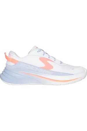 Skechers Bambina Wave 92 - Imara Breeze Sneaker in Bianco/Blu Chiaro