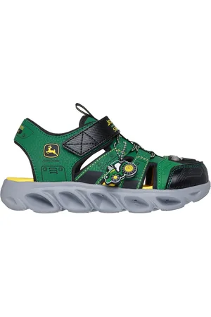 Skechers Bambino John Deere: Hypno-Splash Sandali in Verde/Nero