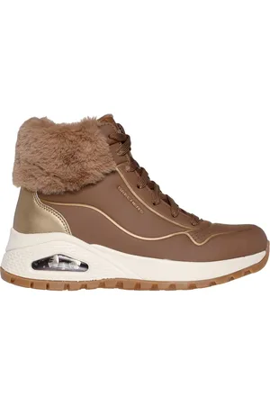 Skechers Donna Uno Rugged - Fall Shimmer Shoes in Talpa/Oro