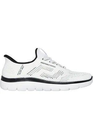 Skechers Uomo Slip-ins: Summits - Perfo Sneaker in Bianco/Nero