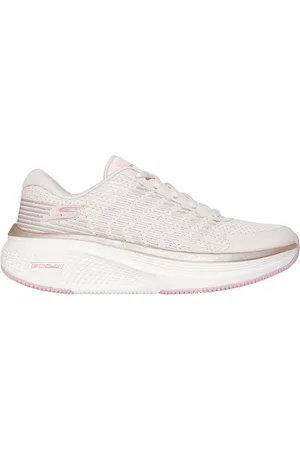 Skechers Donna GO RUN Elevate 2.0 - Badric Sneaker in Naturale/Rosa