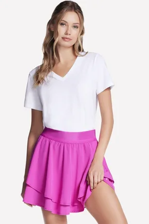 Skechers Donna Pima V-Neck Maglietta in