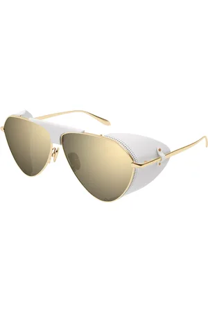 Azzedine Alaia AA0067S 002 Occhiali da Sole Oro per Donna