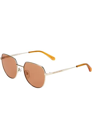 Benetton 7029 402 Occhiali da Sole Oro per Donna