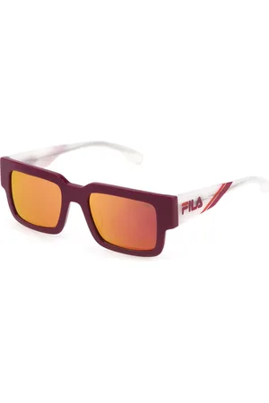 Fila SFI314 6Y6X Occhiali da Sole Borgogna per Uomo