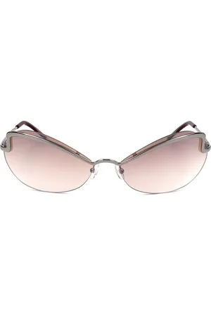 Anna Sui AS540 04 Occhiali da Sole Argentati per Donna