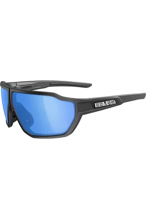 Salice 024 RW NERO/RW BLU Occhiali da Sole Neri per Uomo