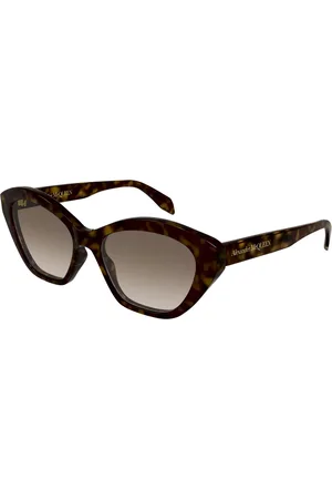 Alexander McQueen AM0355S 002 Occhiali da Sole Tartarugatishell per Donna