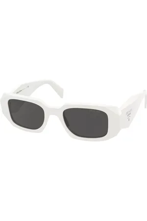 Prada PR 17WSF Symbole Vestibilità Orientale 1425S0 Occhiali da Sole Bianchi per Donna