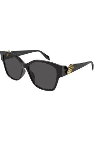 Alexander McQueen AM0370S 001 Occhiali da Sole Neri per Donna