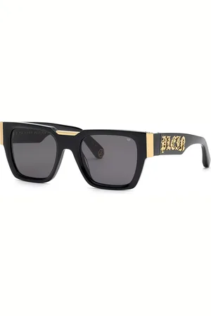 Philipp Plein SPP095M 0700 Occhiali da Sole Neri per Uomo