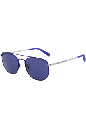 Benetton 7014 686 Occhiali da Sole Blu per Uomo