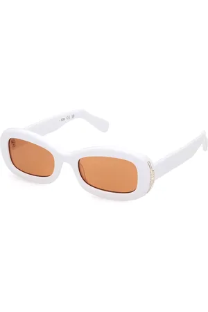 GCDS GD0027 21E Occhiali da Sole Bianchi per Uomo