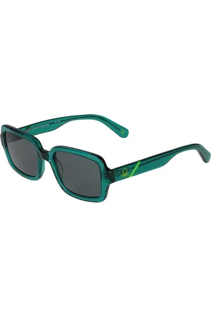 Benetton 5056 566 Occhiali da Sole Verdi per Uomo