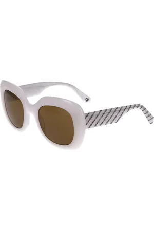 Benetton 5067 813 Occhiali da Sole Bianchi per Donna