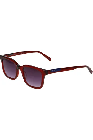 Benetton 5058 292 Occhiali da Sole Rossi per Uomo