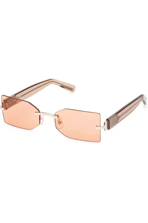 GCDS GD0033 32E Occhiali da Sole Oro per Uomo