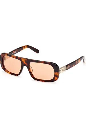 GCDS GD0039 52E Occhiali da Sole Tartarugatishell per Uomo