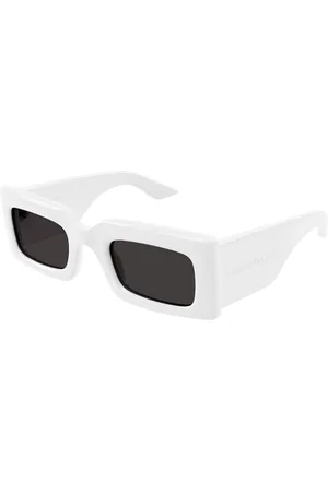 Alexander McQueen AM0433S 005 Occhiali da Sole Bianchi per Donna