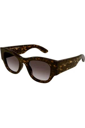 Alexander McQueen AM0420S 002 Occhiali da Sole Tartarugatishell per Donna