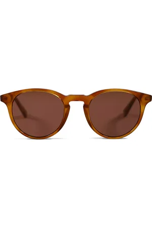 Messyweekend NEW DEPP Havana Marroni Occhiali da Sole Tartarugatishell per Uomo