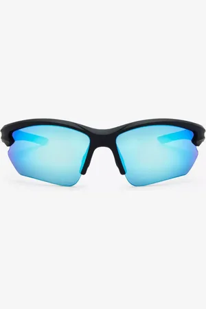Messyweekend RATE Polarized Neri Blu Polarized Occhiali da Sole Neri per Uomo