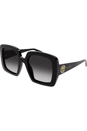 Alexander McQueen AM0378S 001 Occhiali da Sole Neri per Donna