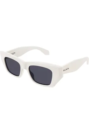 Azzedine Alaia AA0074S 004 Occhiali da Sole Bianchi per Donna