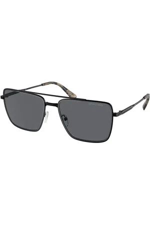 Michael Kors MK1154 BLUE RIDGE 100587 Occhiali da Sole Neri per Uomo