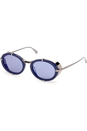Max Mara MM0103 SELMA 90X Occhiali da Sole Blu per Donna