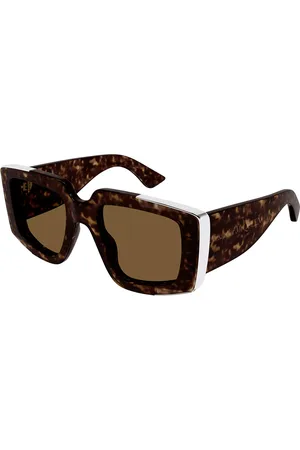 Alexander McQueen AM0446S 002 Occhiali da Sole Tartarugatishell per Donna