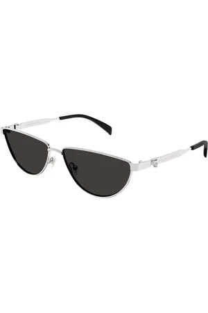 Alexander McQueen AM0456S 001 Occhiali da Sole Argentati per Donna
